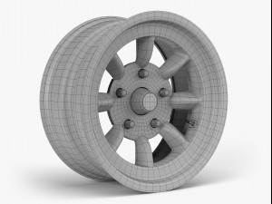 mini lite wheel 3D मॉडल