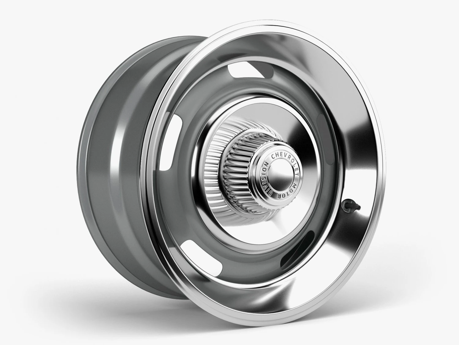 gm rally wheel with trim 3D Model .c4d .max .obj .3ds .fbx .stl .blend