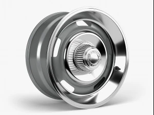 roda reli gm dengan trim Model 3D