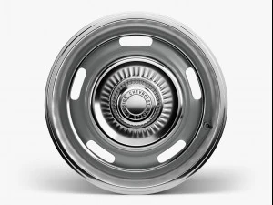 gm rally wheel with trim 3D Model