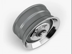 gm rally wheel with trim 3D Model