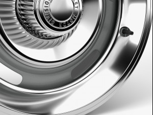 gm rally wheel with trim Modelo 3D