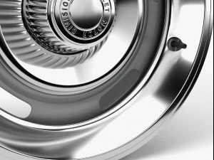 gm rally wheel with trim 3D Model