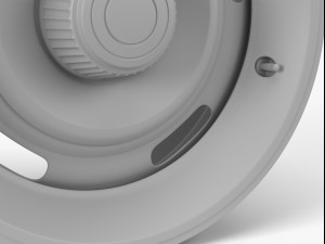 gm rally wheel with trim Modelo 3D