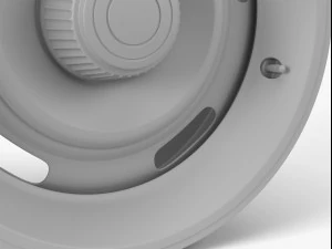 gm rally wheel with trim 3D Model