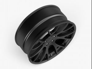 dodge hellcat wheel Model 3D
