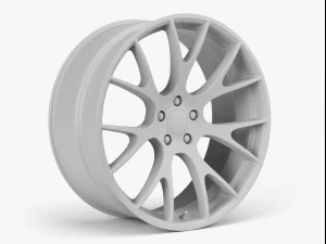 dodge hellcat wheel 3D Model