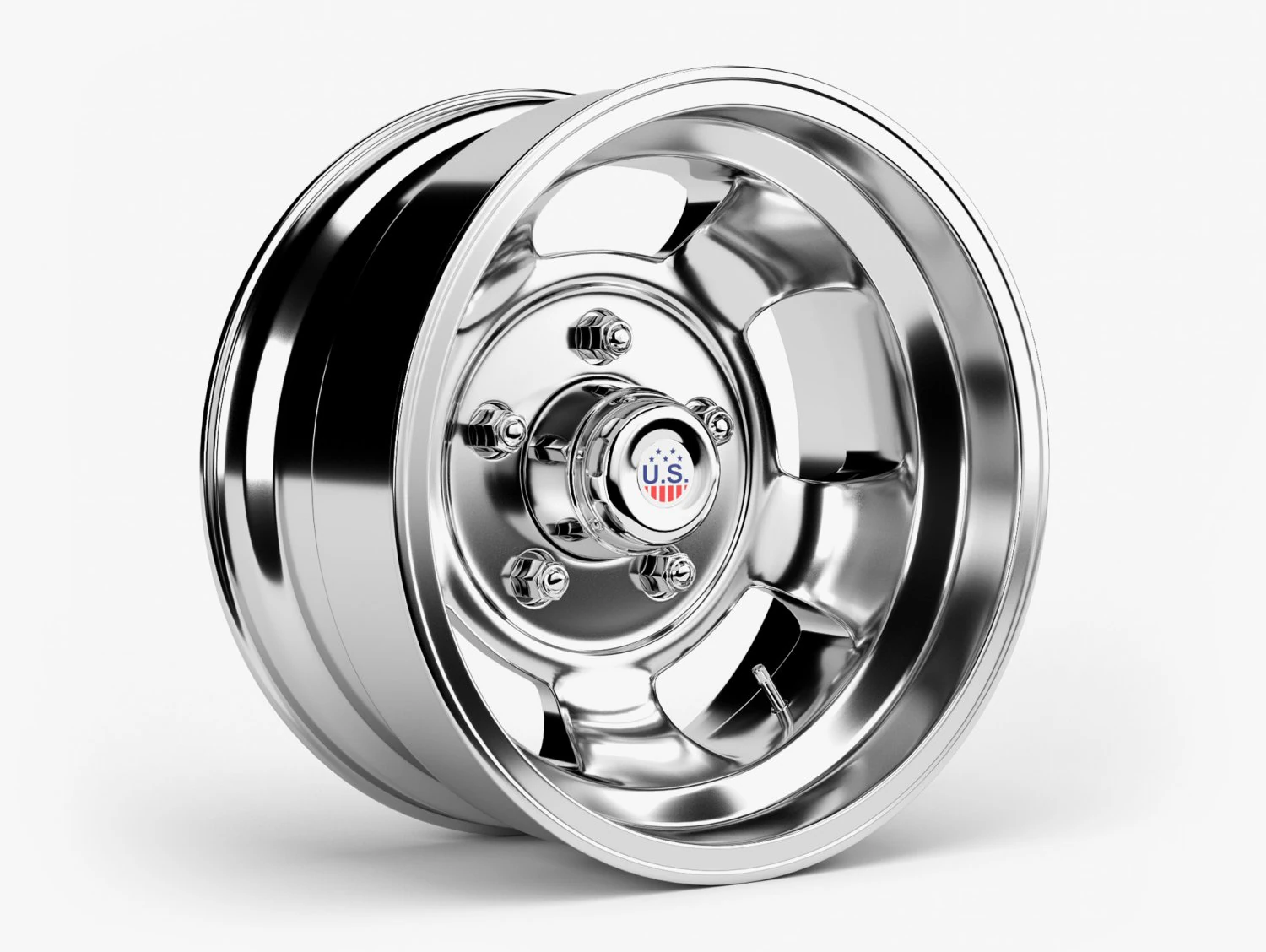 us indy mag wheel 3D Model .c4d .max .obj .3ds .fbx .stl .blend
