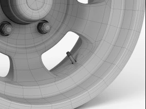 us indy mag wheel 3D Model
