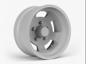 us indy mag wheel 3D मॉडल