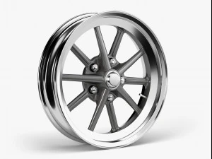 et 가스 휠 3D 모델