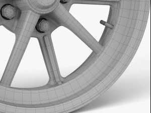 en een gaswiel 3D Model