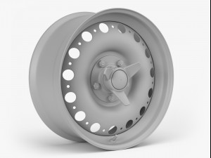 dunlop d-type wheel 3D Model