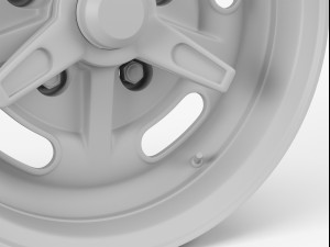 kidney bean wheel 3D Model