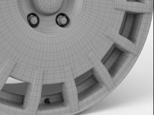 oz rally racing wheel 3D Model