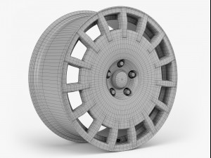 oz rally racing wheel Modello 3D