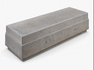 concrete bench - 8k scan 3D Model