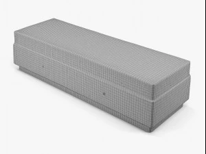 concrete bench - 8k scan 3D Model