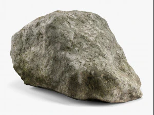 maine rock - 8k scan 3D Model