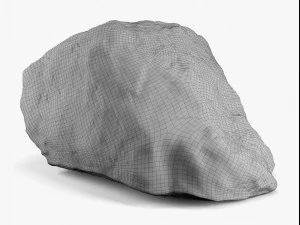 maine rock - 8k scan 3D Model