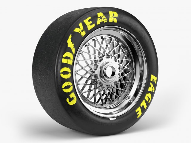 goodyear eagle bbs e55 combo 3D Model .c4d .max .obj .3ds .fbx .stl .blend 