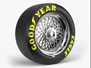 goodyear eagle bbs e55 combo 3D Model