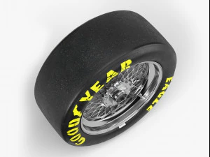 combo goodyear eagle bbs e55 Modelo 3D