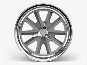 american racing heritage wheel 3D Model