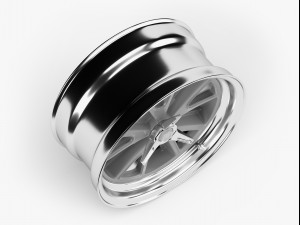 american racing heritage wheel Modelo 3D