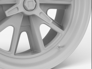 american racing heritage wheel Modelo 3D