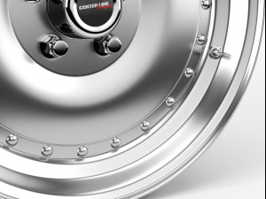 centerline auto drag wheel Model 3D