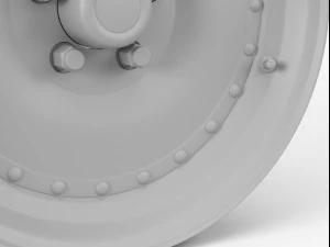 centerline auto drag wheel 3D Model