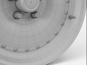 centerline auto drag wheel Model 3D