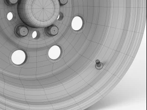 weld draglite wheel 3D Model