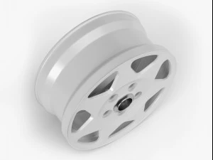 porsche 959 safari wheel 3D Model