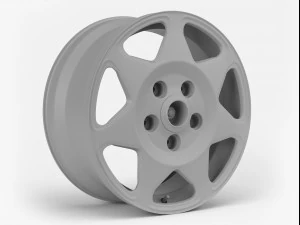 porsche 959 safari wheel 3D Model