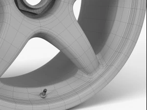 oz racing wheel 3D Model
