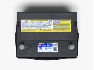 acdelco car battery 3D Модель