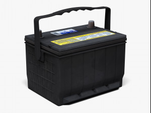 acdelco car battery 3D Модель