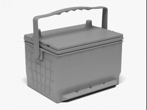 acdelco car battery 3D Model