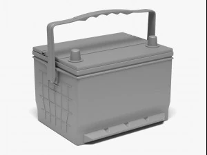 acdelco car battery 3D Model