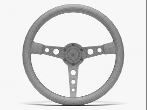 momo prototipo steering wheel 3D Model