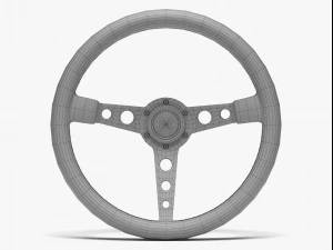 momo prototipo steering wheel 3D Model