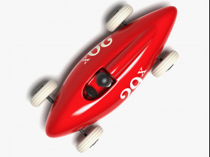 belly tank racer Model 3D