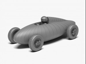 belly tank racer Model 3D