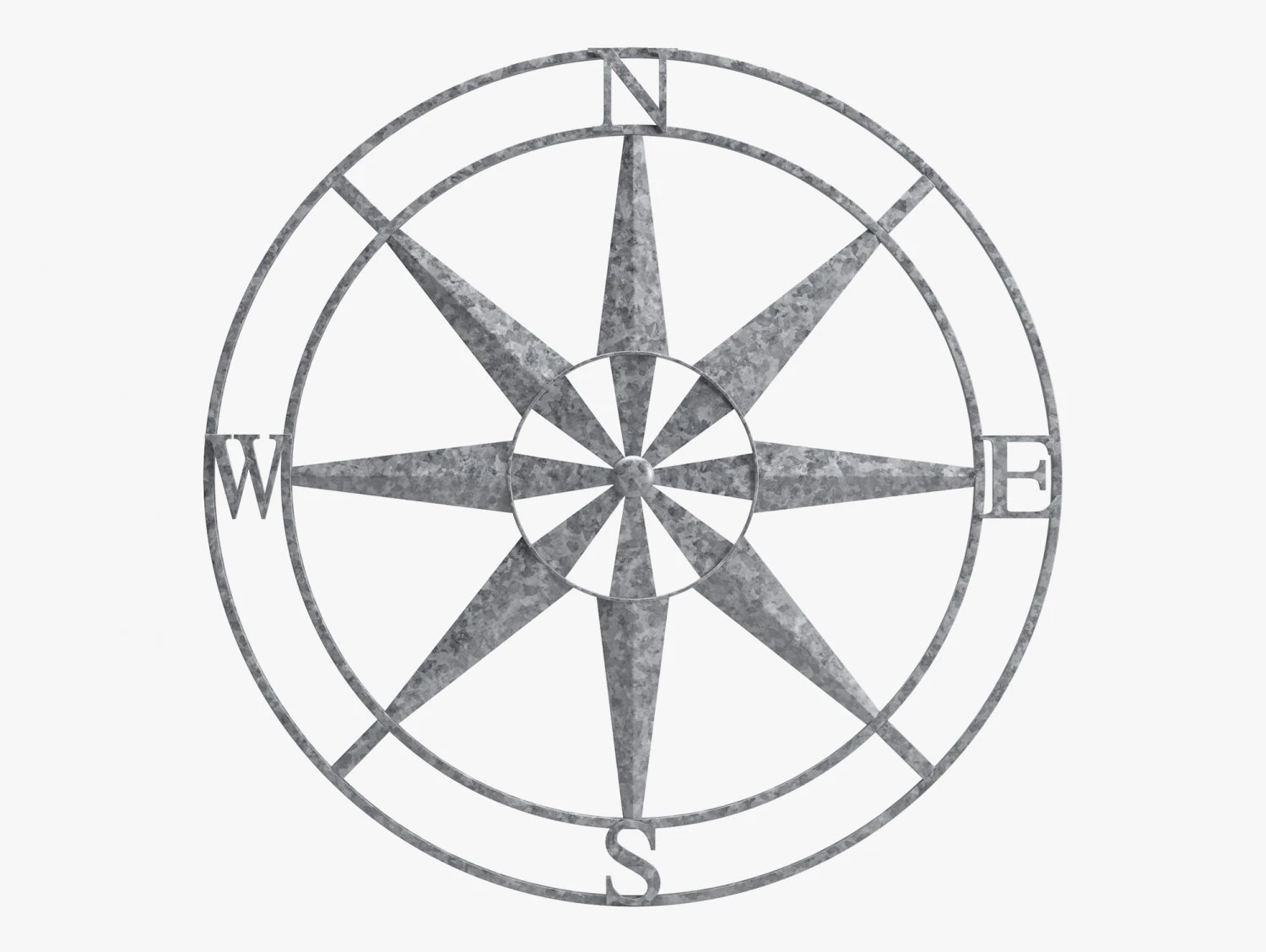 compass wall decor 3D Model .c4d .max .obj .3ds .fbx .stl .blend