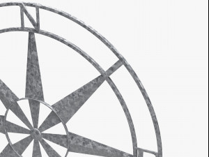 compass wall decor 3D Model