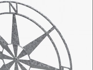compass wall decor 3D Model