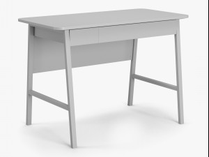 mid century office desk 3D Model