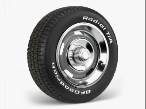 combina&ccedil;&atilde;o de acabamento de rally gm bfgoodrich Modelo 3D